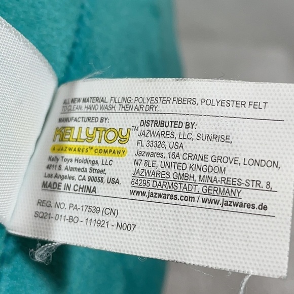 Rare Jakarria The Blue Boba Tea Squishmallows Kellytoy 11 Inch Soft Plush - Picture 7 of 9